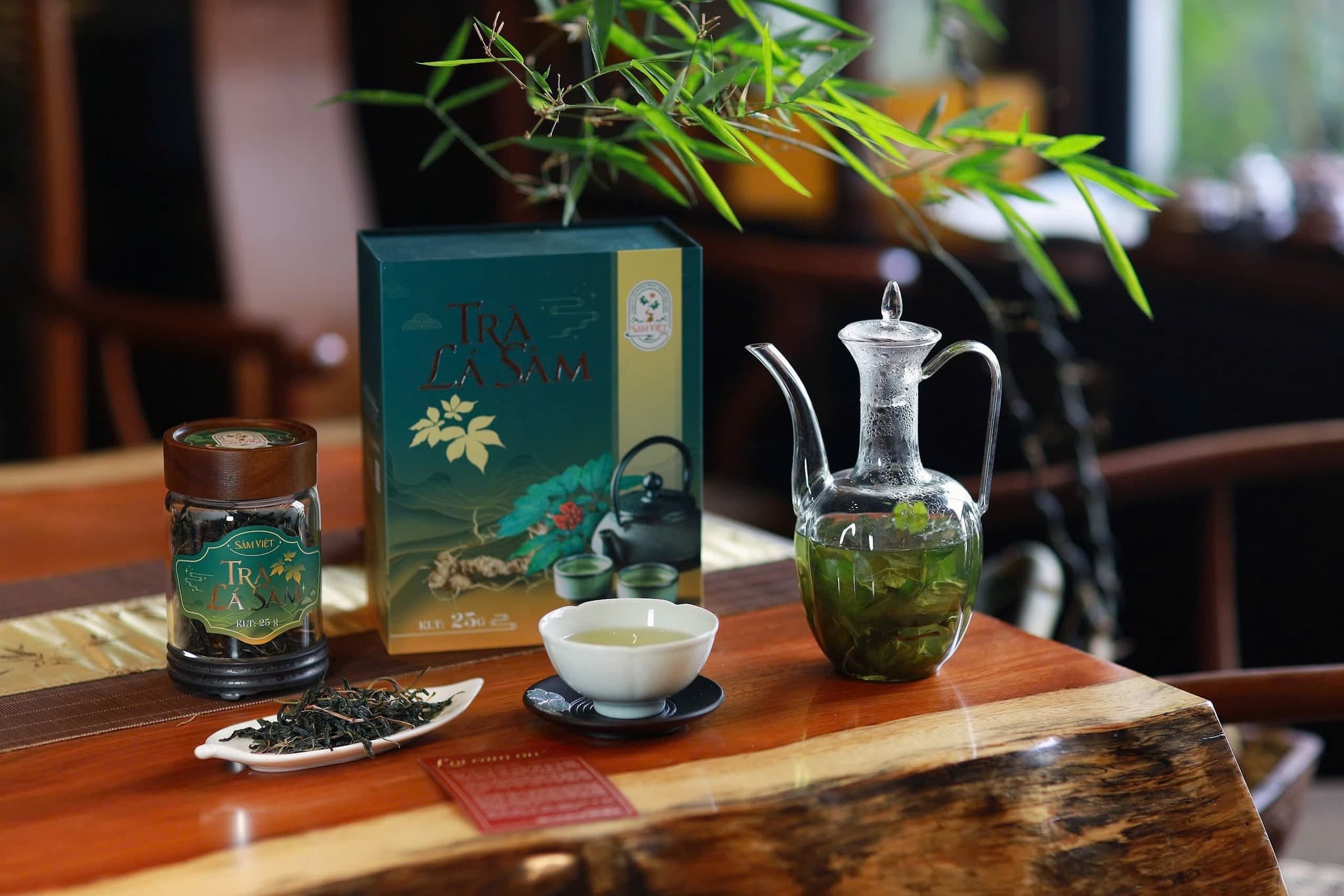 Hương vị trà lá Sâm – Hương vị tuyệt vời từ loại dược liệu của thiên