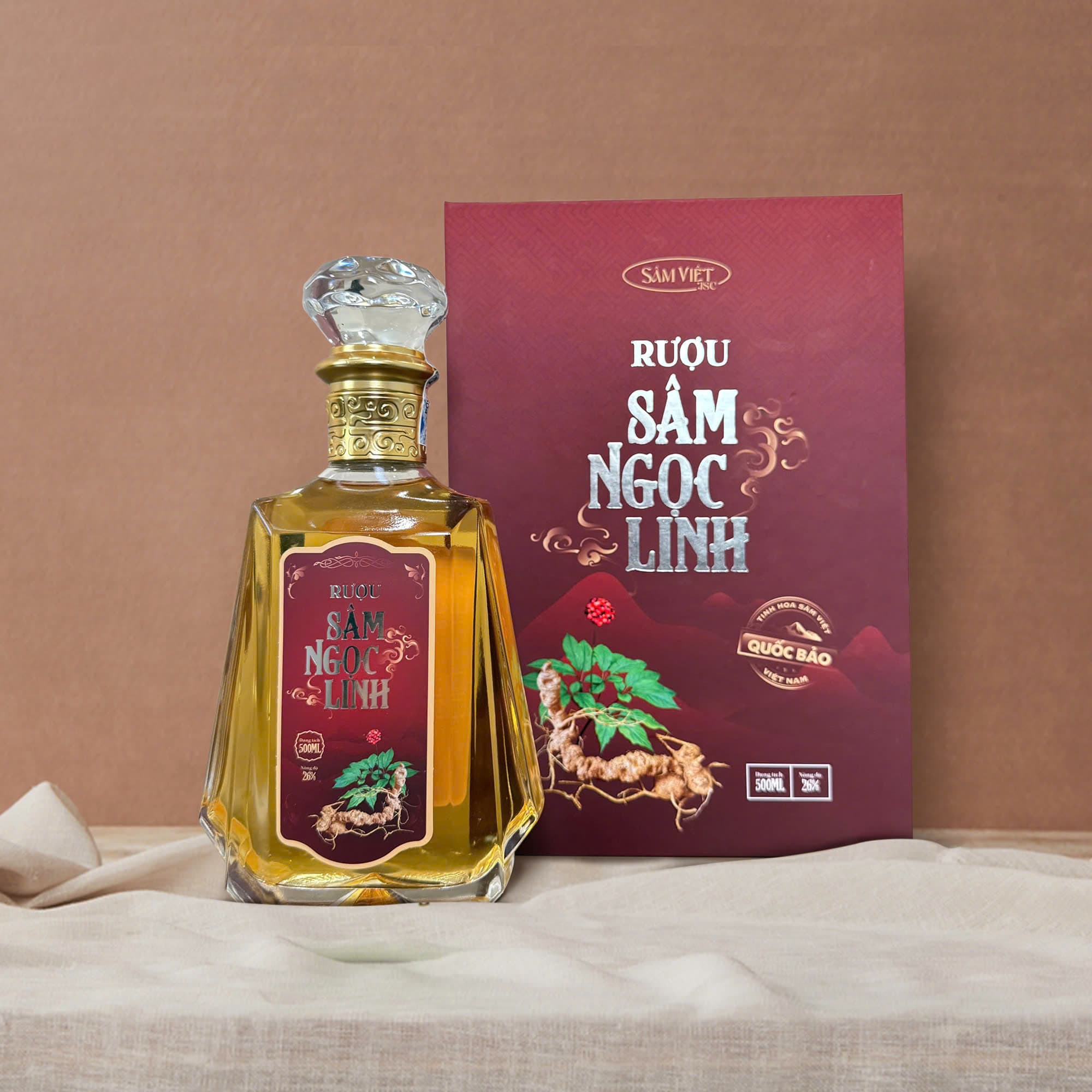 Rượu sâm Ngọc Linh – Tinh hoa sức khỏe Việt